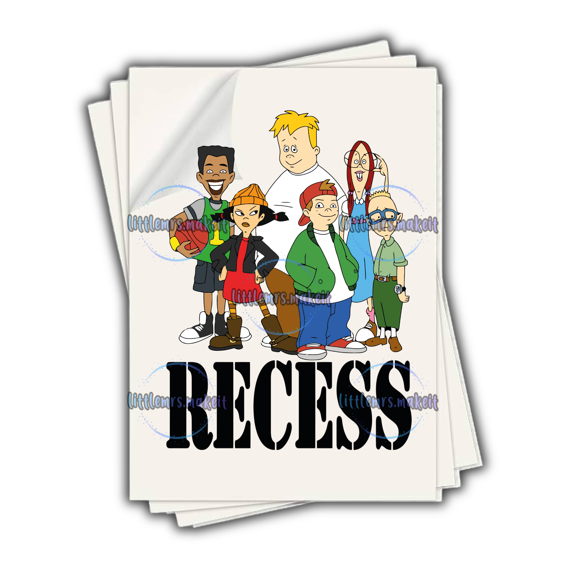 Recess Ready to Press DTF Transfer