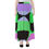 Thumbnail: Sah Chalk light Stacked Chiffon Skirts With Lining