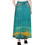 Thumbnail: Teal & Yellow Chiffon Skirt With Lining