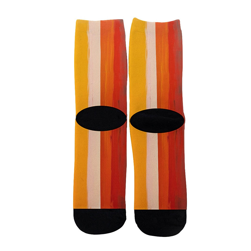 Thumbnail: Orange & Yellow Long Socks