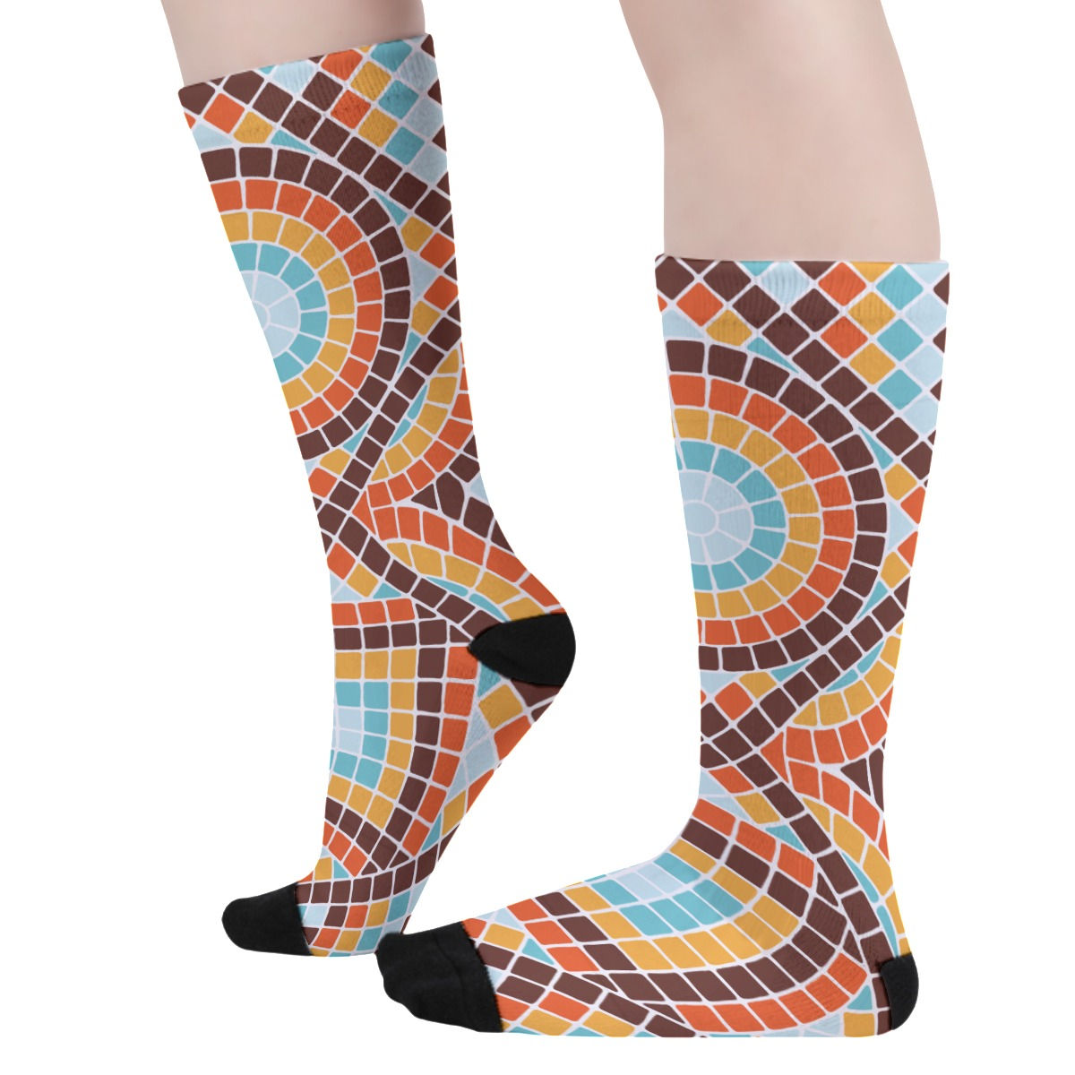 With Dyed Garments Long Socks (2)