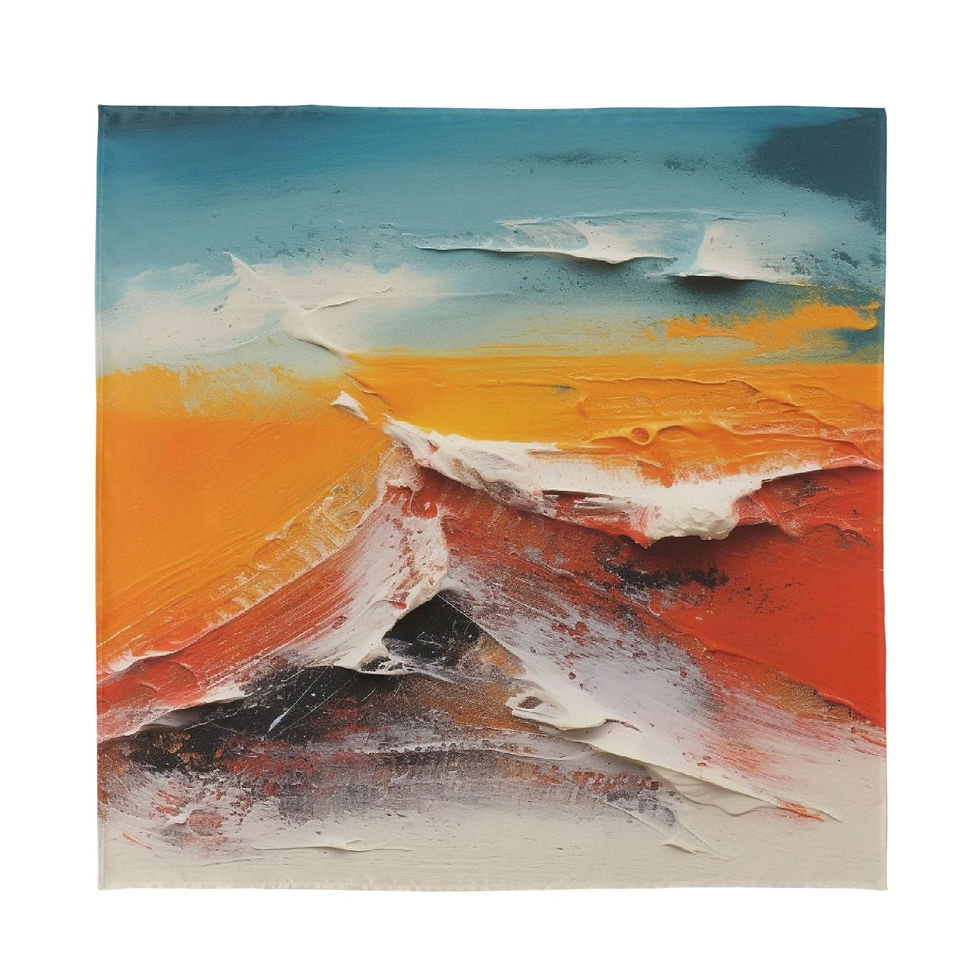 Thumbnail: Scraves of Dyed Garments  plain CoCoa & Icing Sugar