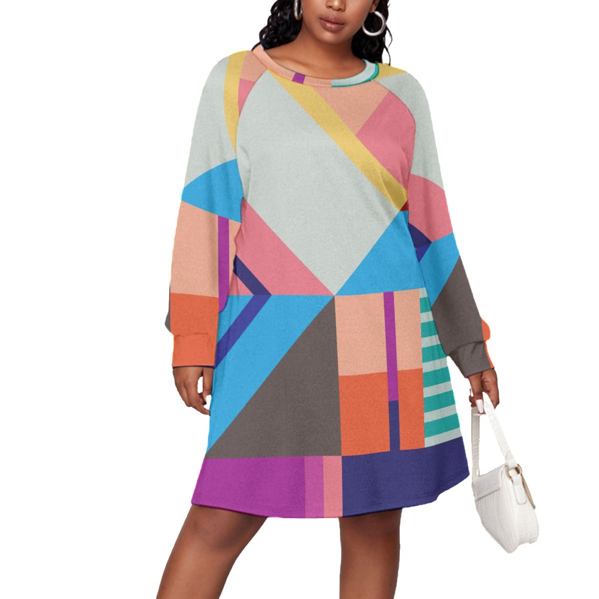 Nah Nu helvetica  w Raglan Sleeve