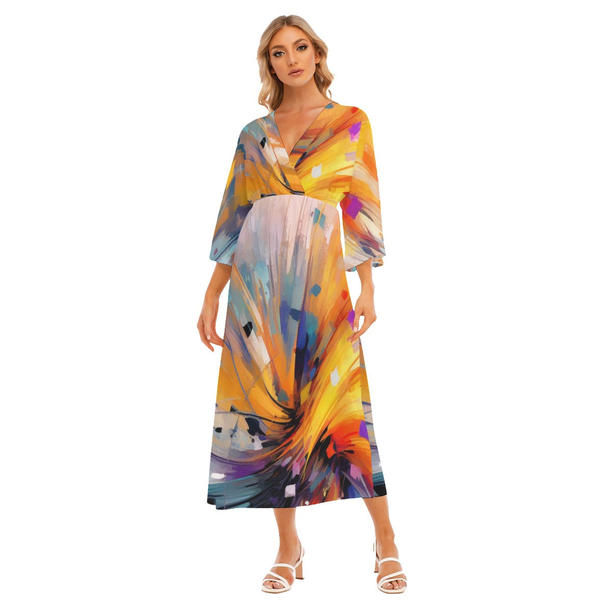 Variegated Dayishshah Thresher Long Dress