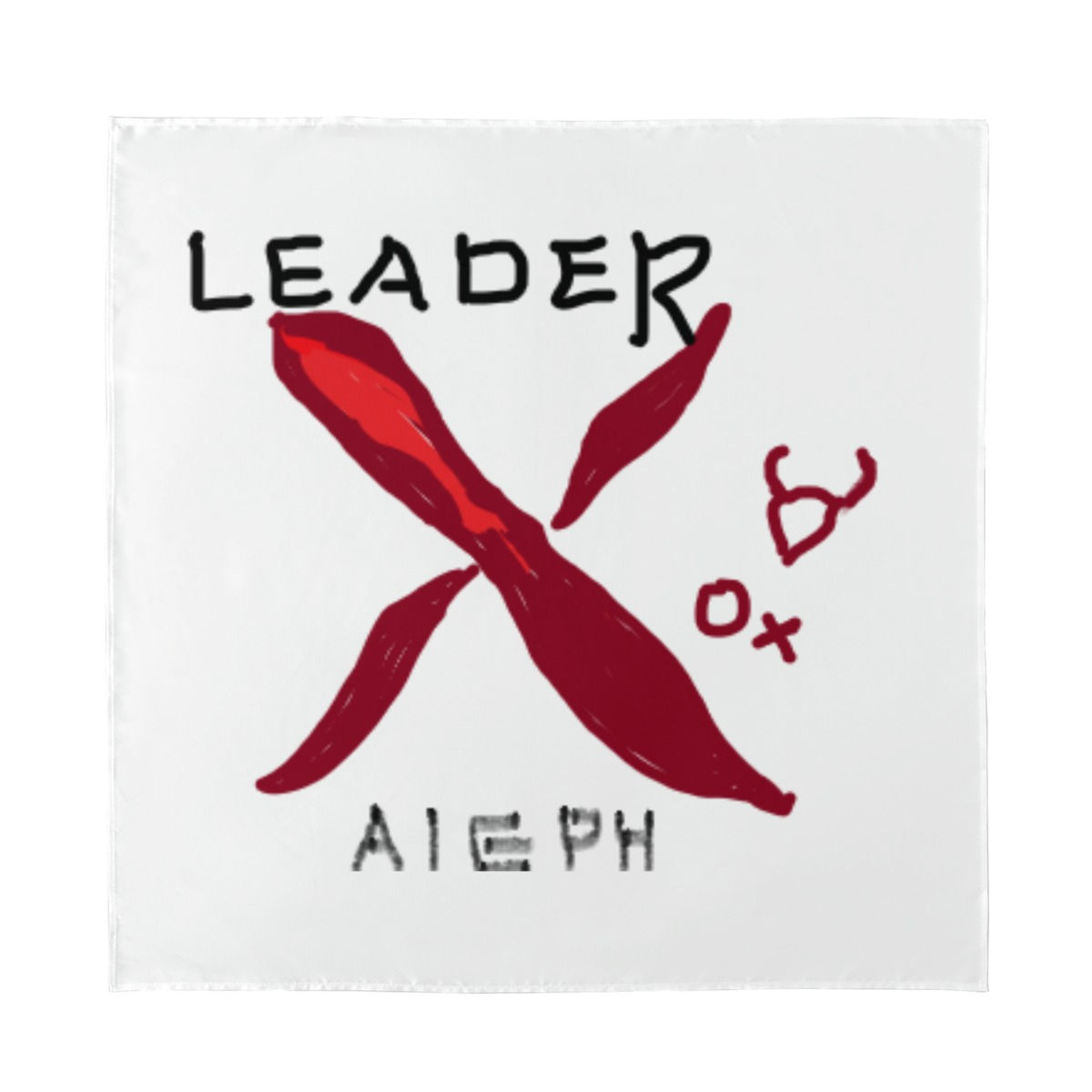 Alef- Beth With Dyed Garments    Alef