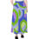 Thumbnail: Lilac Blue Swirl Chiffon Skirt w Lining