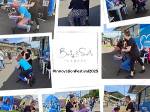 Photos from my seated acupressure sessions