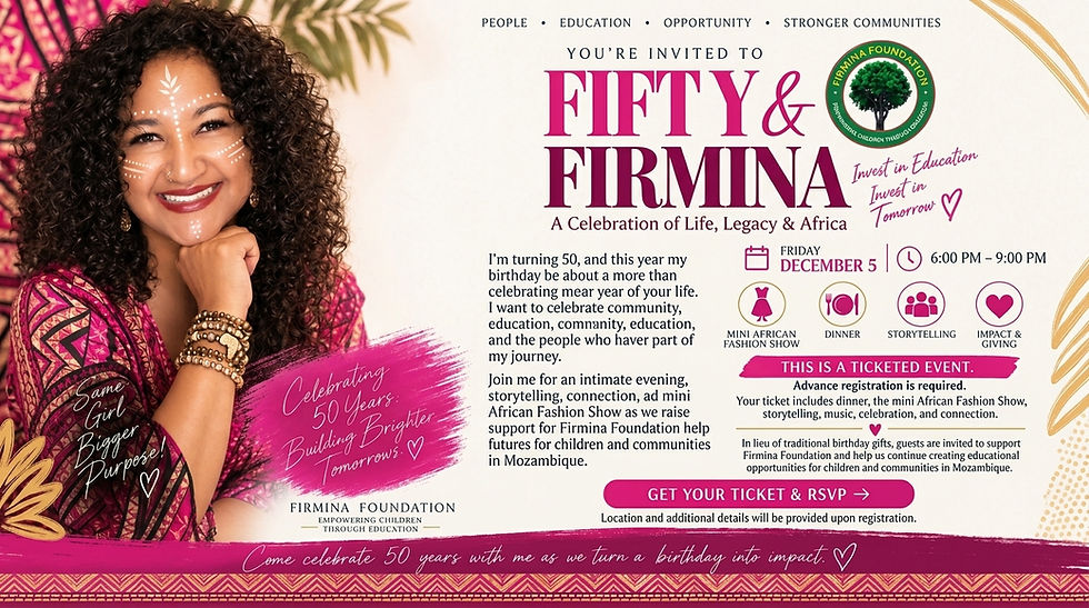 50 & Firmina | Rukshana’s 50 Birthday