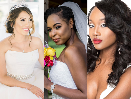 Soft glam bridal makeup for brides of every skin tone by a New Jersey makeup artist