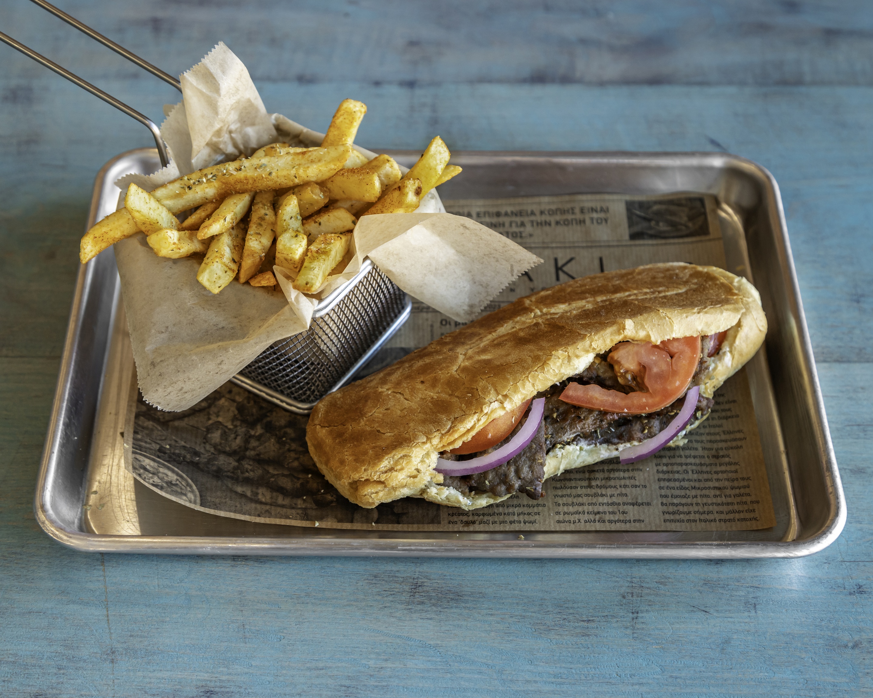 Arranged Food and Objects