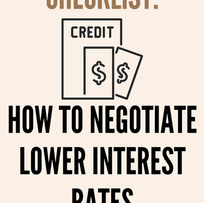 How To Negotiate Lower Interest Rates