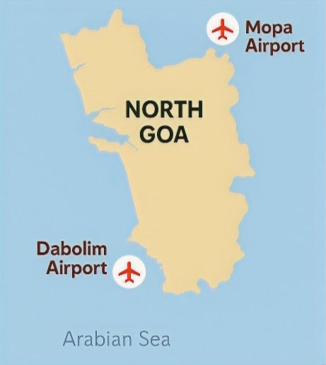 Wedding planner in Goa assisting with airport logistics for destination wedding