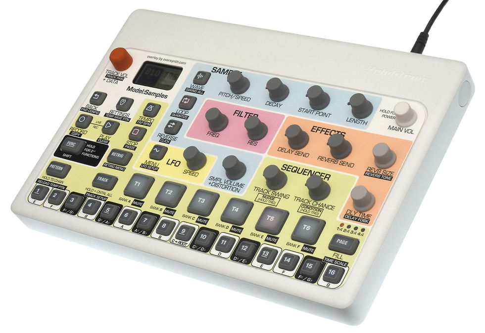 Thumbnail: "Sunbleach+Keys" Overlay For Elektron Model:Samples