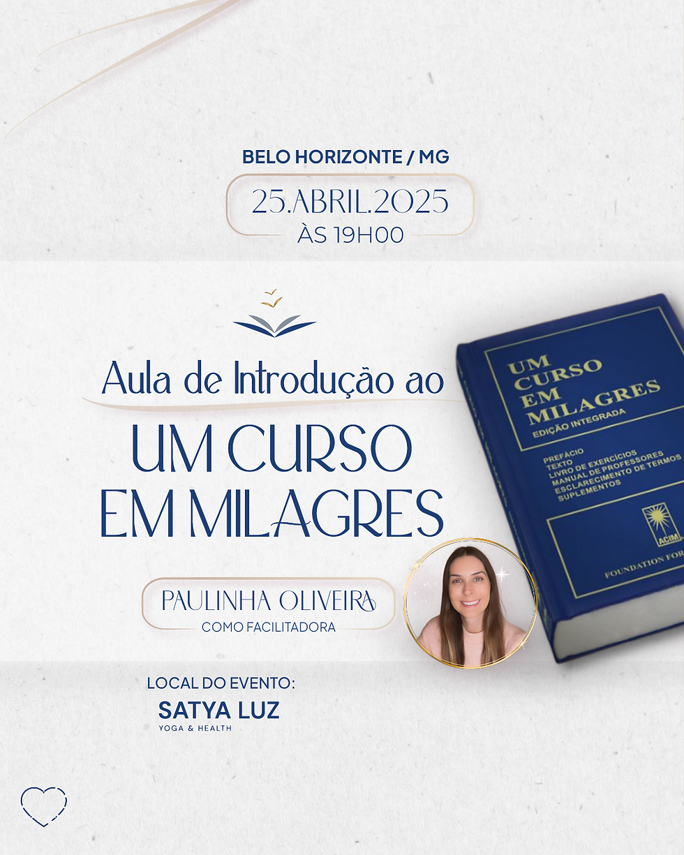 Aula de Introdução ao Um Curso em Milagres