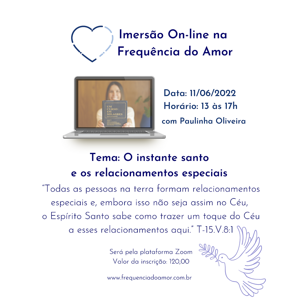 11/06/22 - Imersão On-line na Frequência do Amor