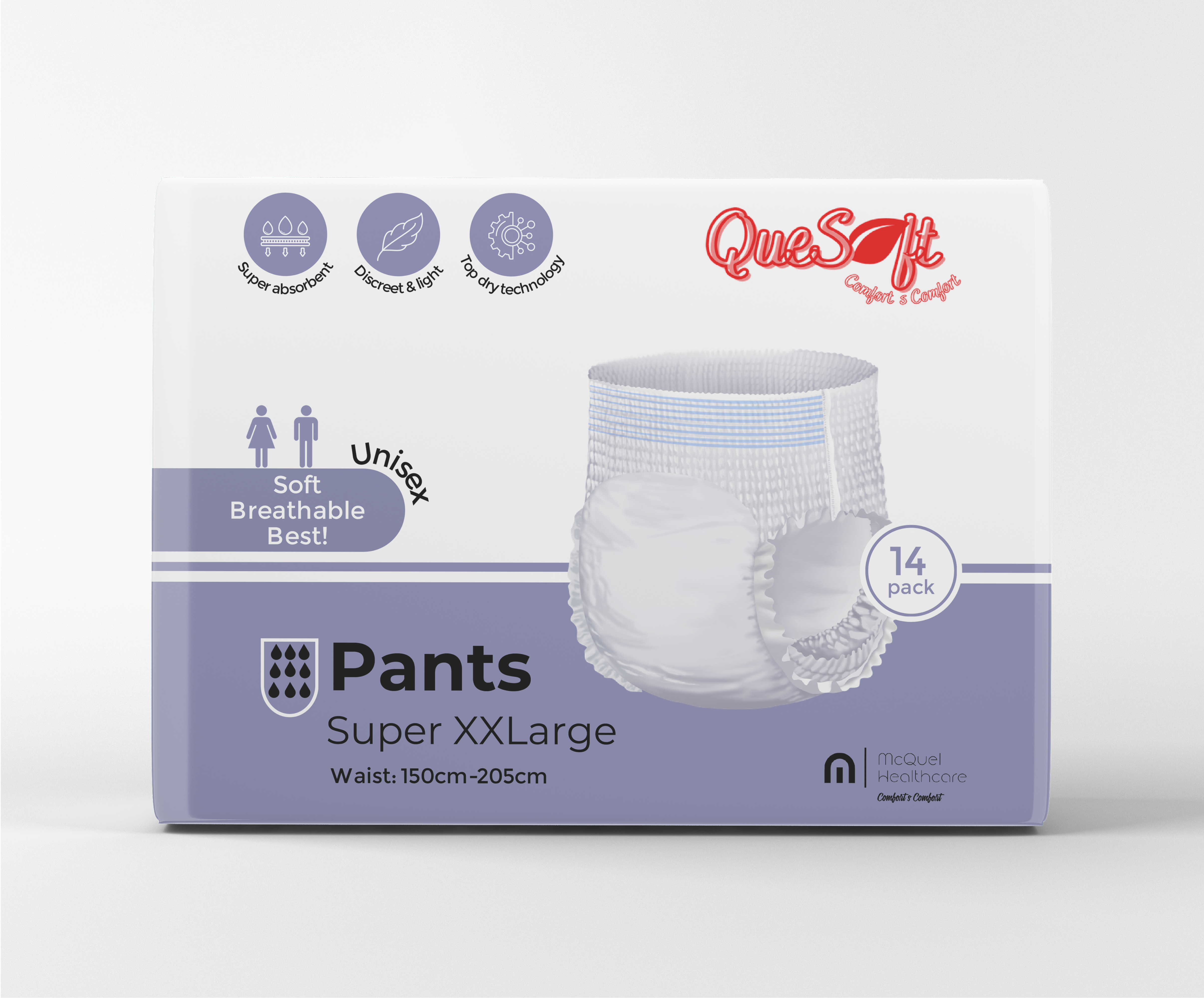 QueSoft Super XXLarge Adult Pants