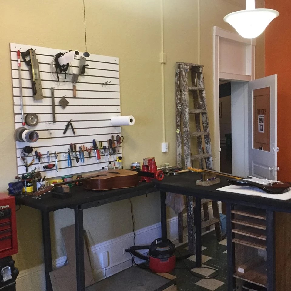 The first Don't Fret Guitar Repair workshop
