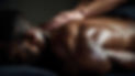 Man getting deep tissue therapy massage for muscle relief, recovery, and relaxation.