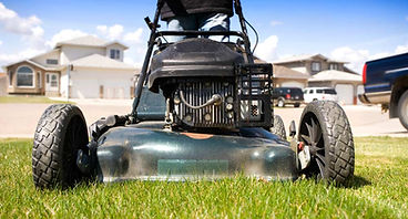 Lawn Mower Close-Up