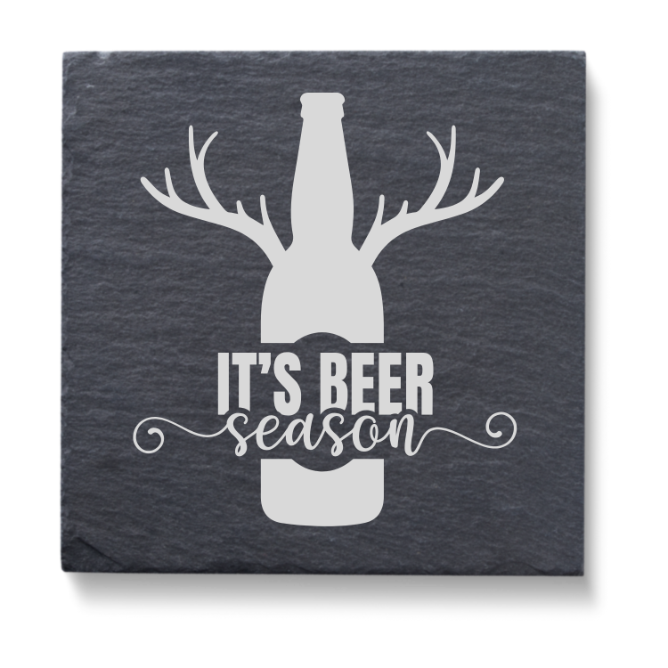 IT'S BEER SEASON SLATE COASTER