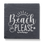 Thumbnail: Beach Please | Beach Slate Coaster | Nautical Decor | Beach House Decor