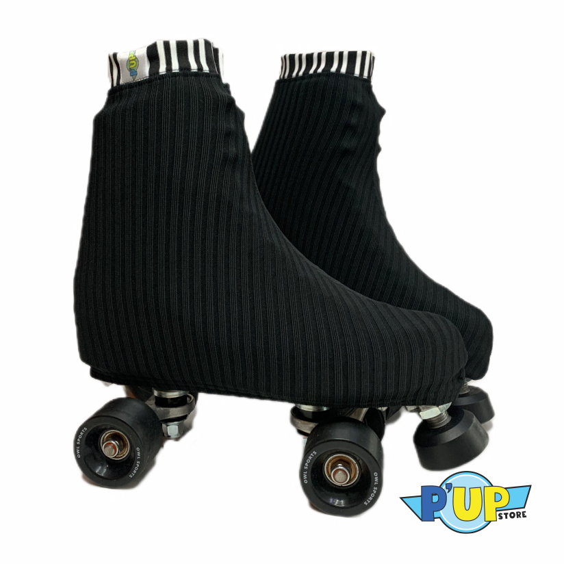 Polaina Preta listra no cano.