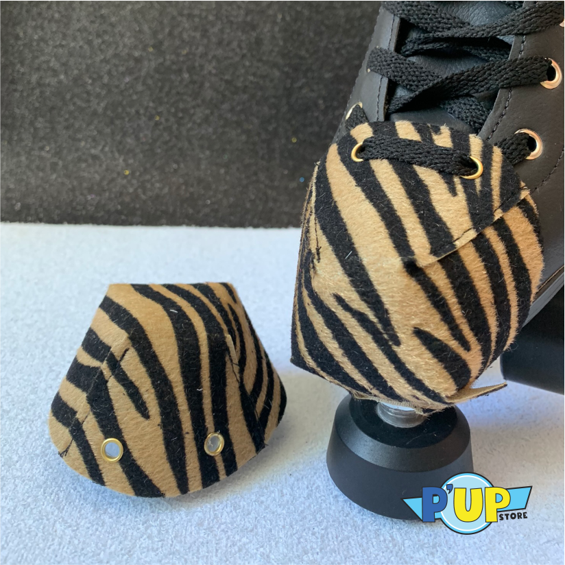 Toe Cap Zebra Bege
