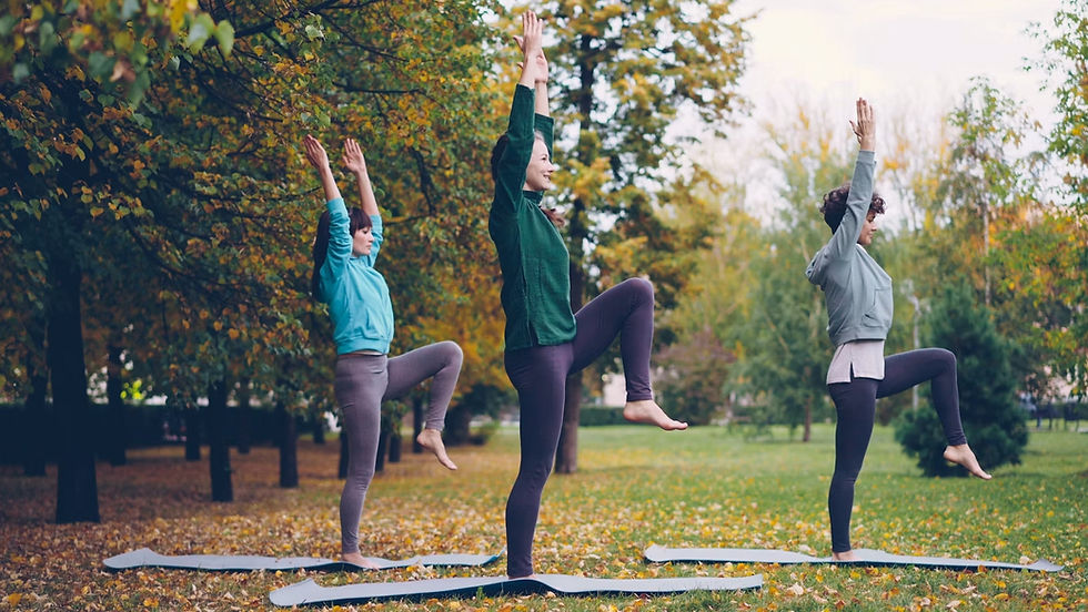 Yoga am Morgen