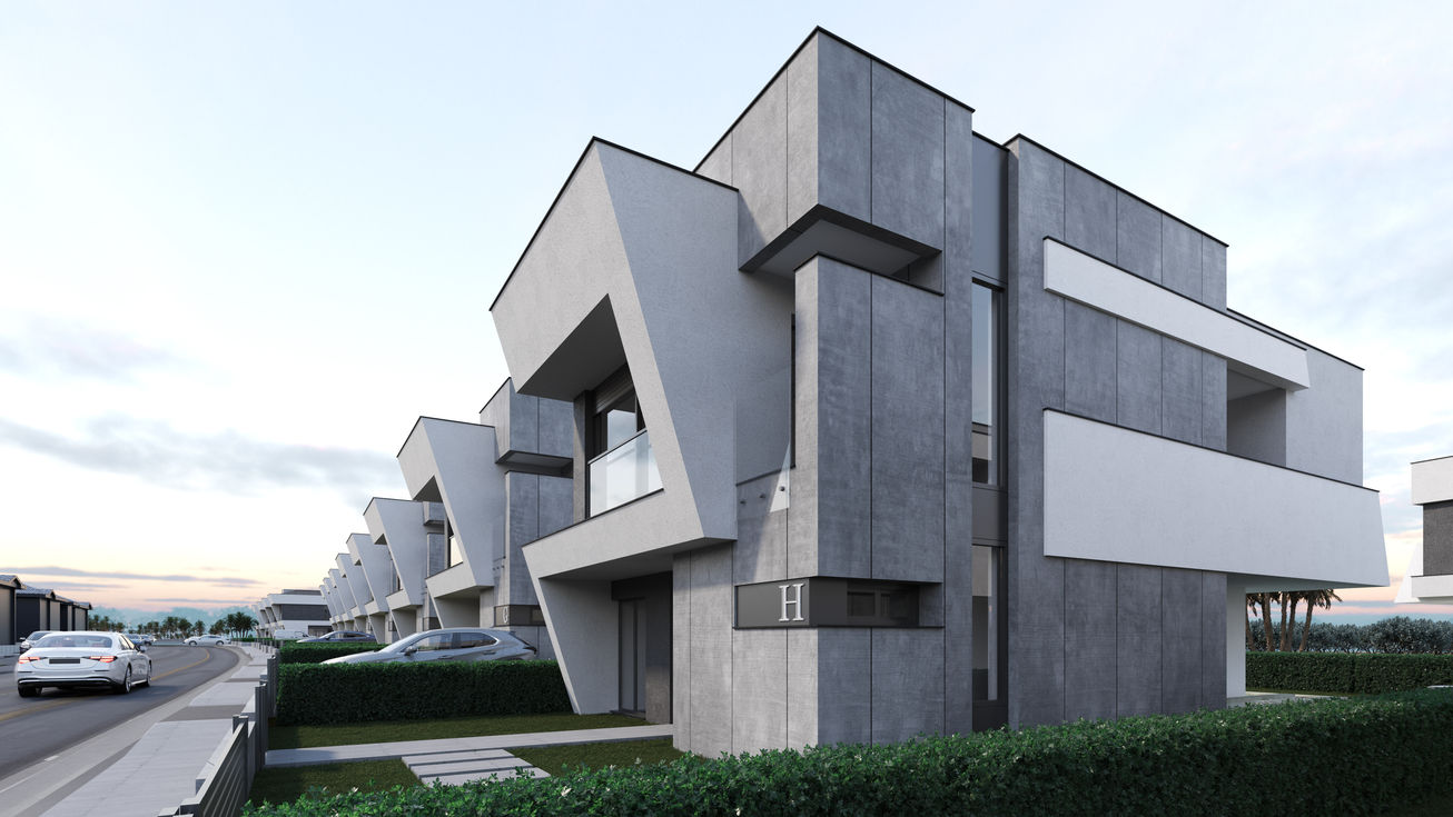 Modern villalar, Eren Villaları, CBOPARTNERS, konut projesi