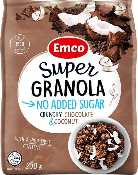 Super Granola No Added Sugar - Chocolate and Coconut