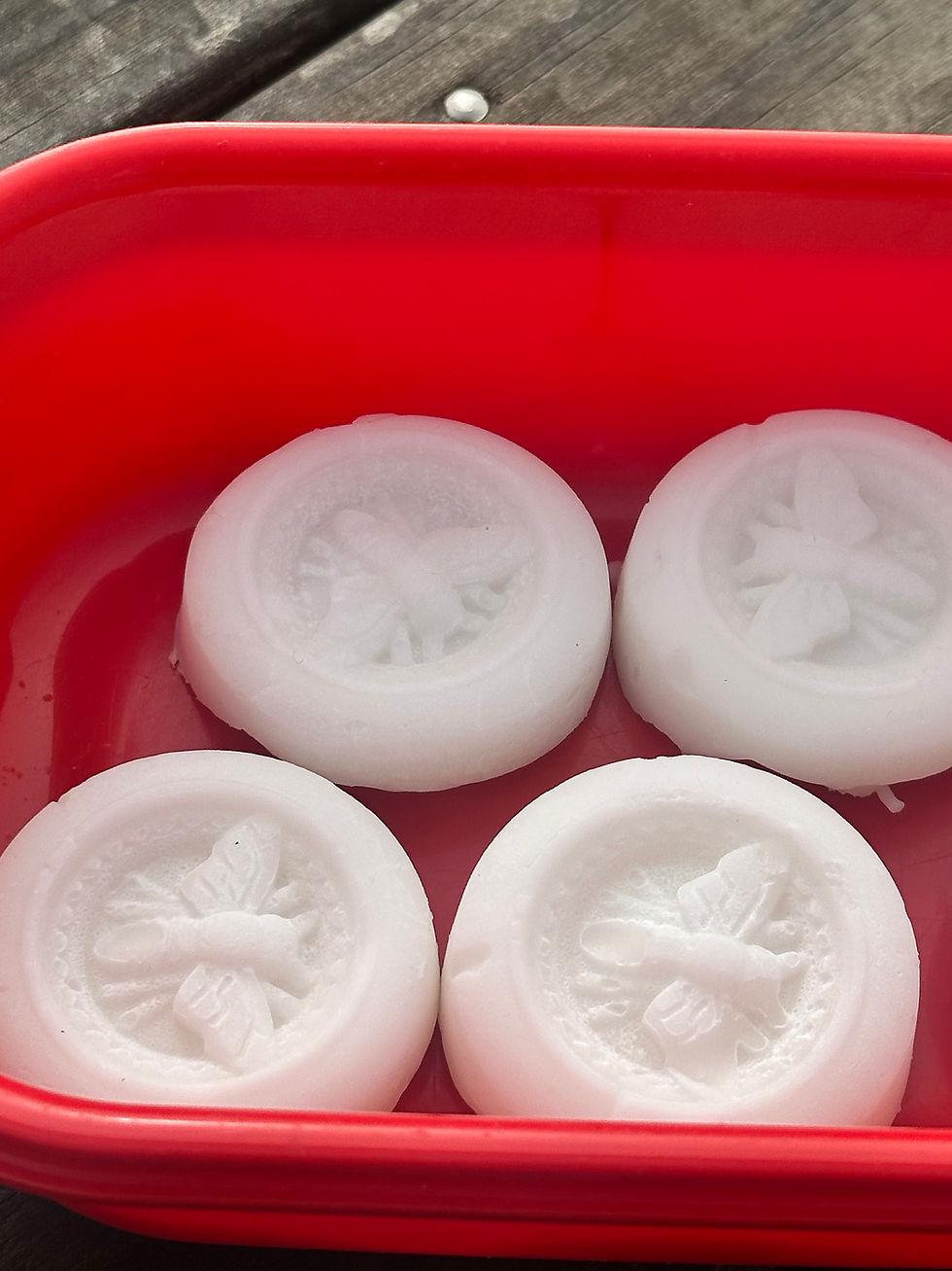 Stored bee fondant