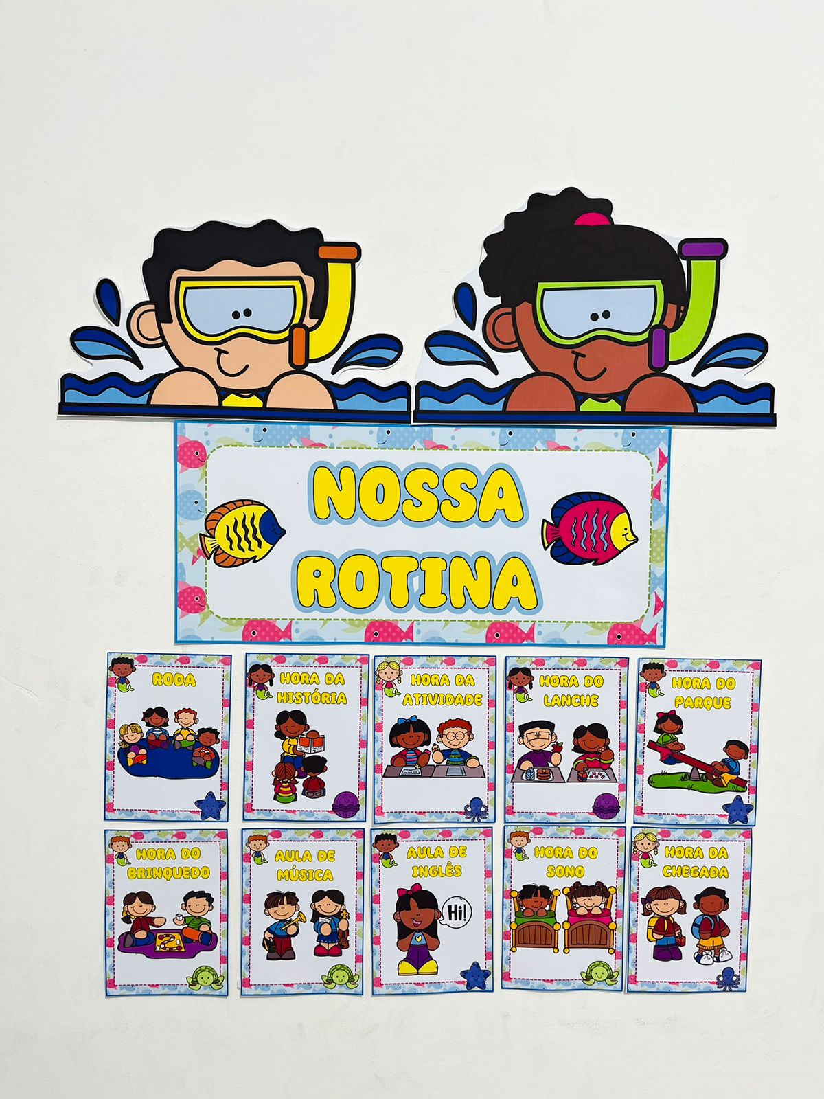 Rotina Tema Fundo do Mar