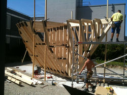 Boulderanlage Hönggerberg Bau