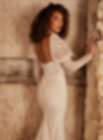 La Perle Wedding Dress with Sleeves