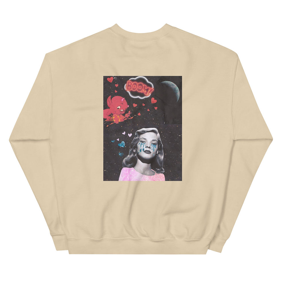 Thumbnail: baby devil crewneck Sweatshirt