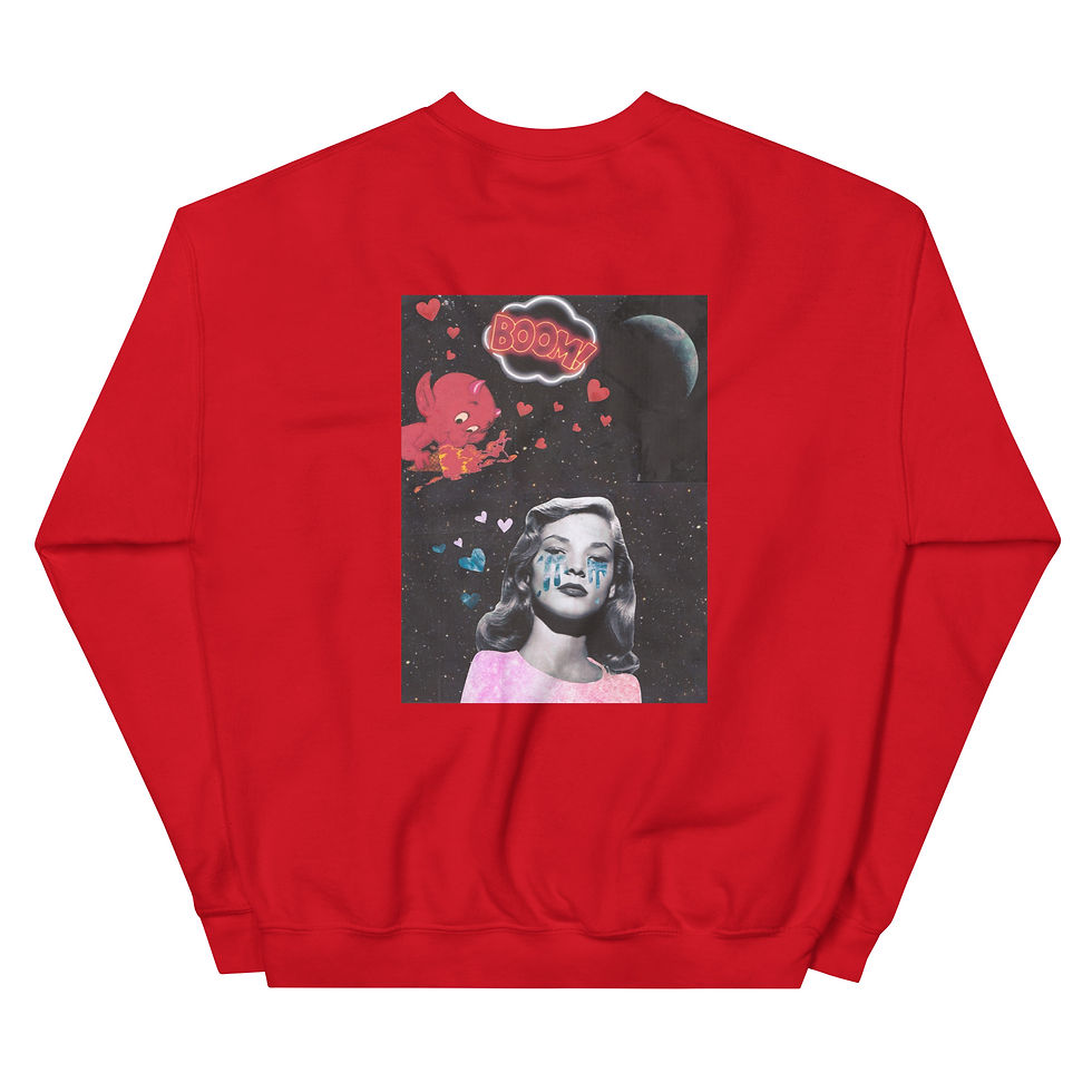 Thumbnail: baby devil crewneck Sweatshirt