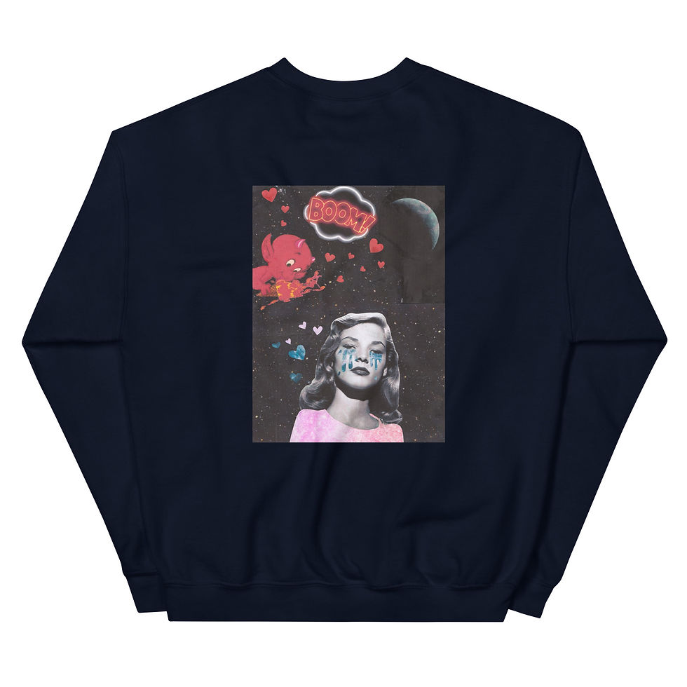 Thumbnail: baby devil crewneck Sweatshirt
