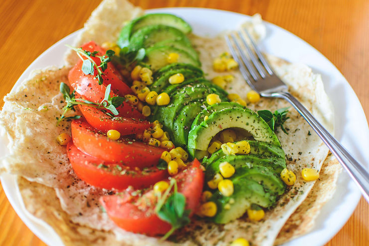 Salad and anti oxidant
