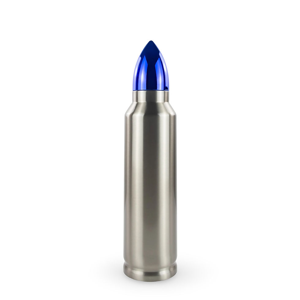 Thumbnail: blue tip bullet tumbler
