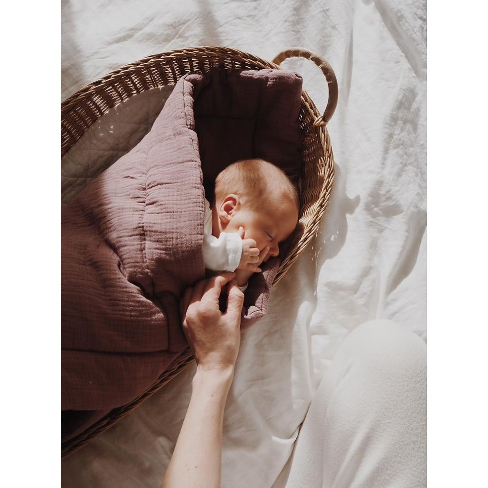 Thumbnail: MUSLIN BEDDING SET PURPLE - in collaboration with MalomiKids