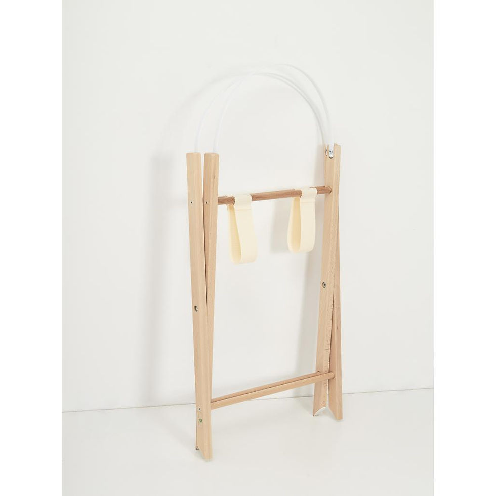 Thumbnail: universal wooden moses basket stand, stand for moses basket
