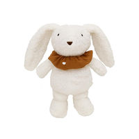 Malomi Kids Bunny Cuddly Toy with Scrunchie in Ecru