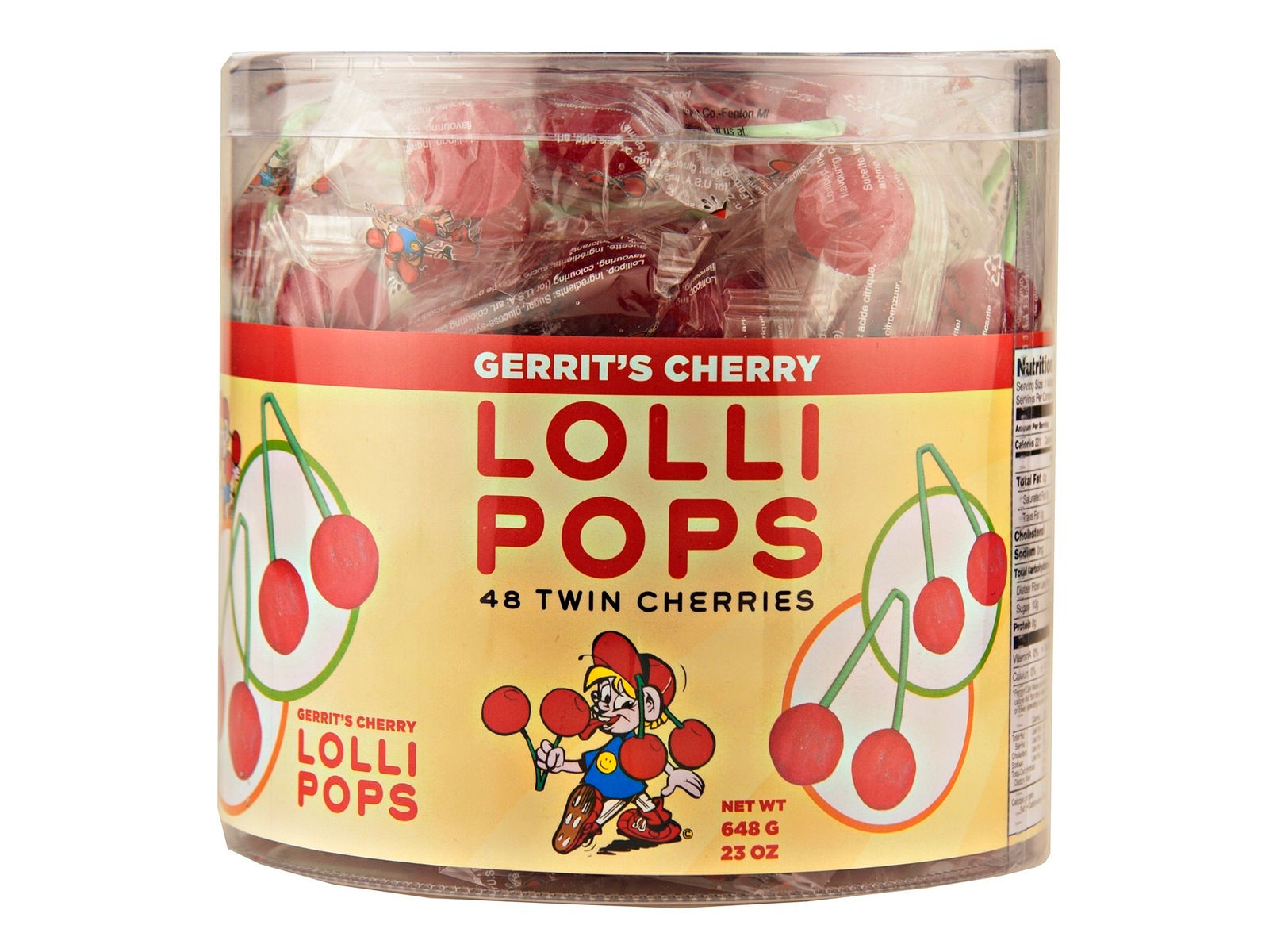 Twin Cherry lollipop