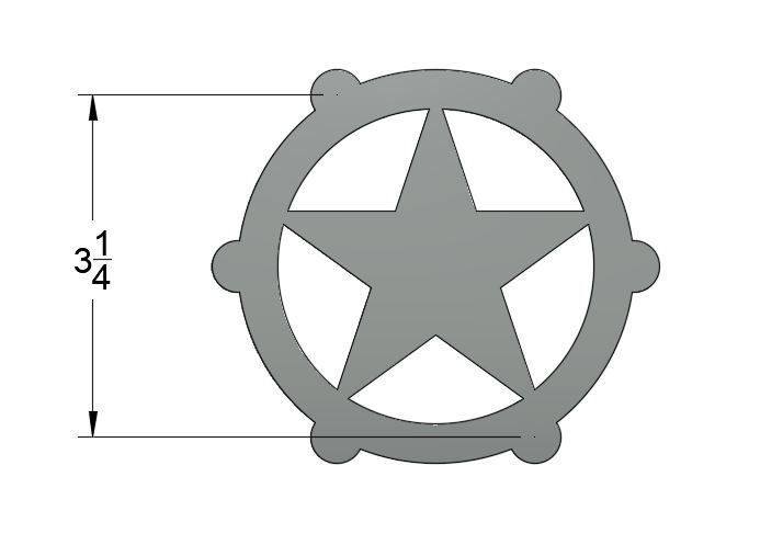 Thumbnail: Lonestar Turn Dial – Weld Bed Hand Dial (SET OF 4)