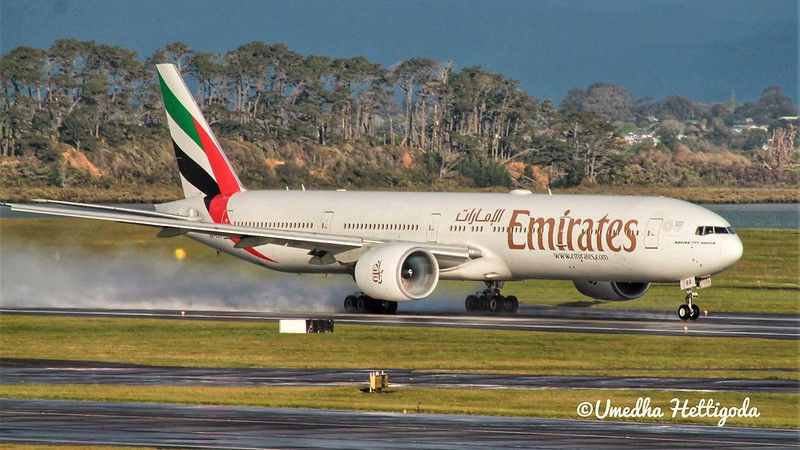 Emirates will deploy a Boeing 777-300ER on its routes to Beirut and Baghdad, adding over 5,000 weekly seats. Photo: Umedha Hettigoda, Flickr CC BY-SA 2.0