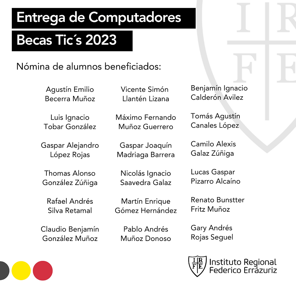 Entrega de Computadores Becas Tic´s JUNAEB 2023