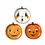 Thumbnail: Vintage Halloween Pumpkin Plates - Pack of 8