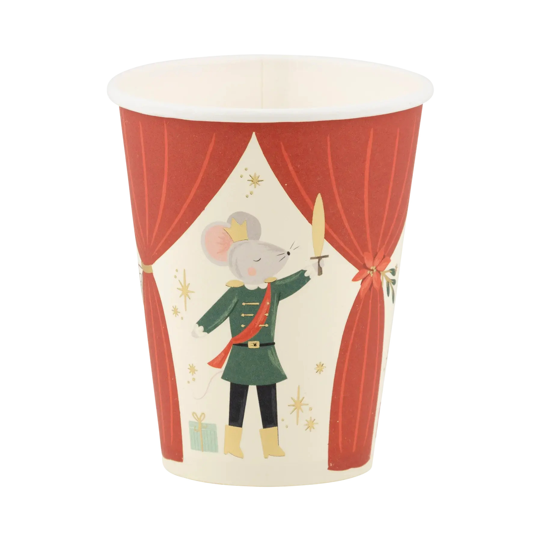 Nutcracker Christmas Party Cups - Pack of 8
