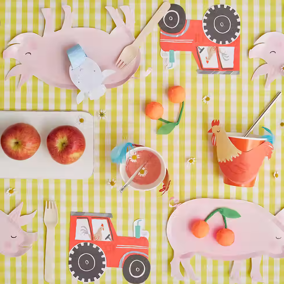 Thumbnail: On the Farm Tractor Napkins - Pack of 16