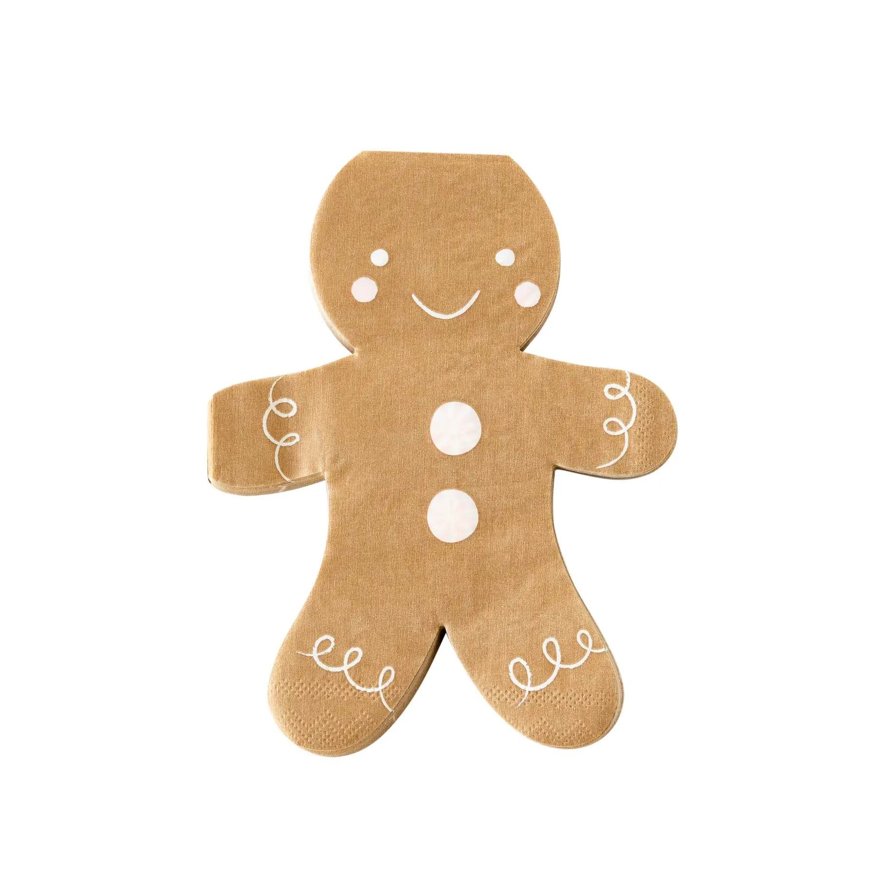 Christmas Gingerbread Man Napkins - Pack of  24
